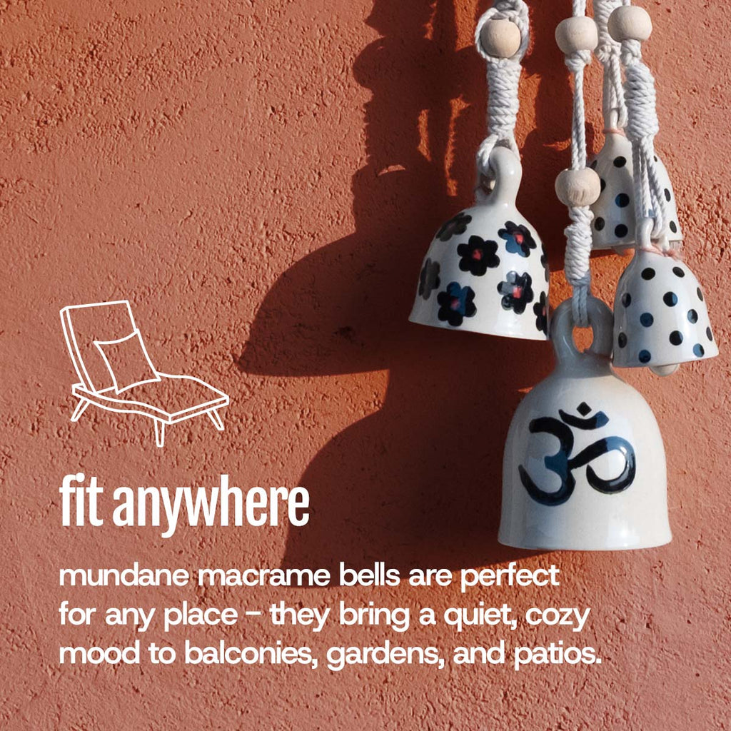 Om Macrame Bells